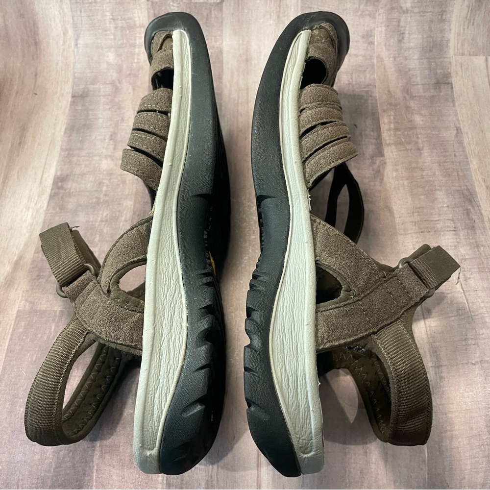 Keen Rose Ankle Strap Sport Sandals Brown w/ Black Cap Toe Women's Size 10 - Picture 8 of 11